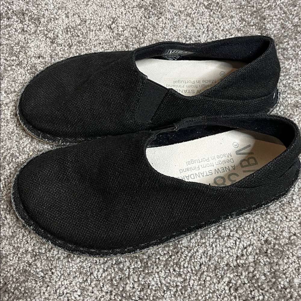 Vibae Zuma black linen constellation shoes - Picture 4 of 6